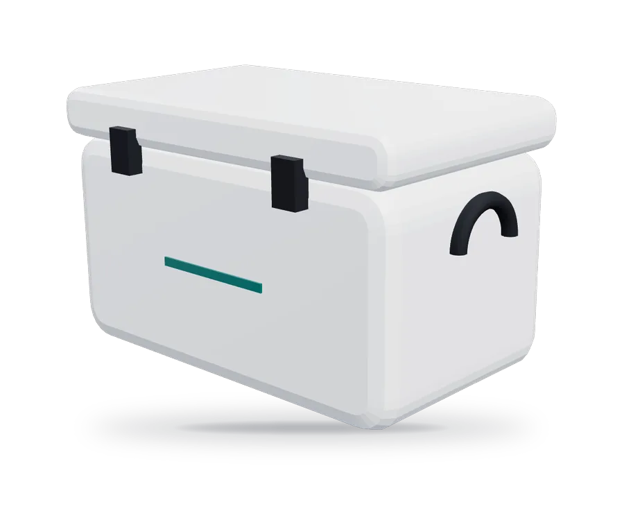 Illustration of coolers (not a photo of this product)