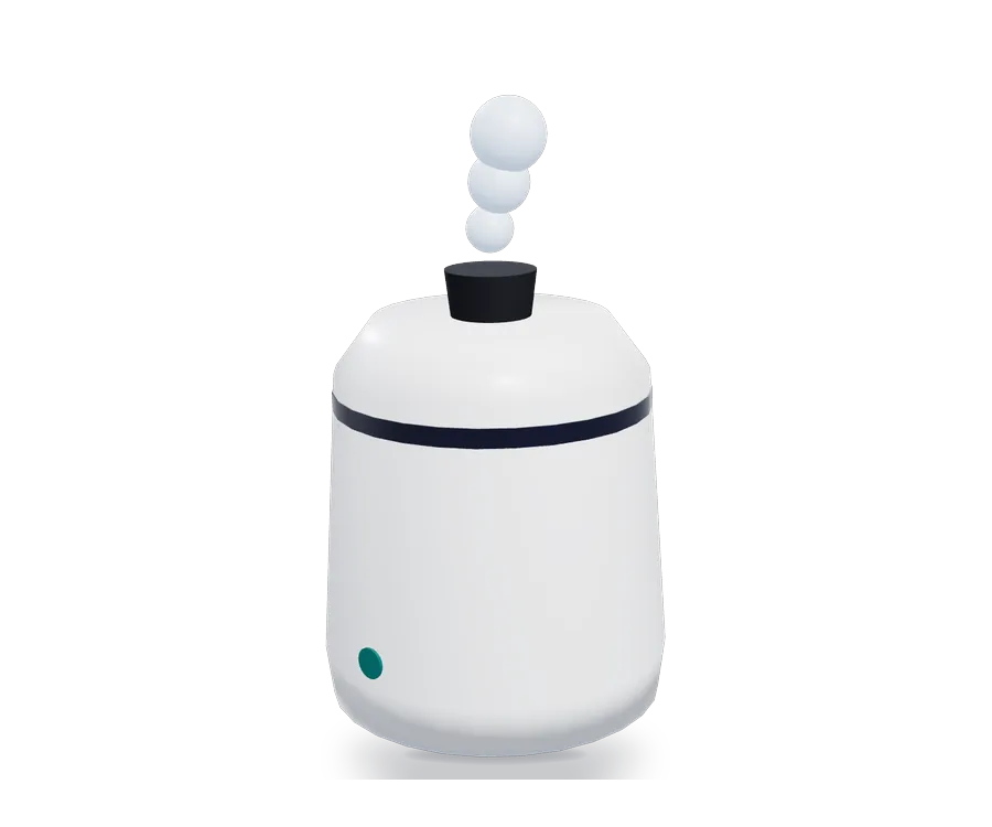 Illustration of humidifiers (not a photo of this product)