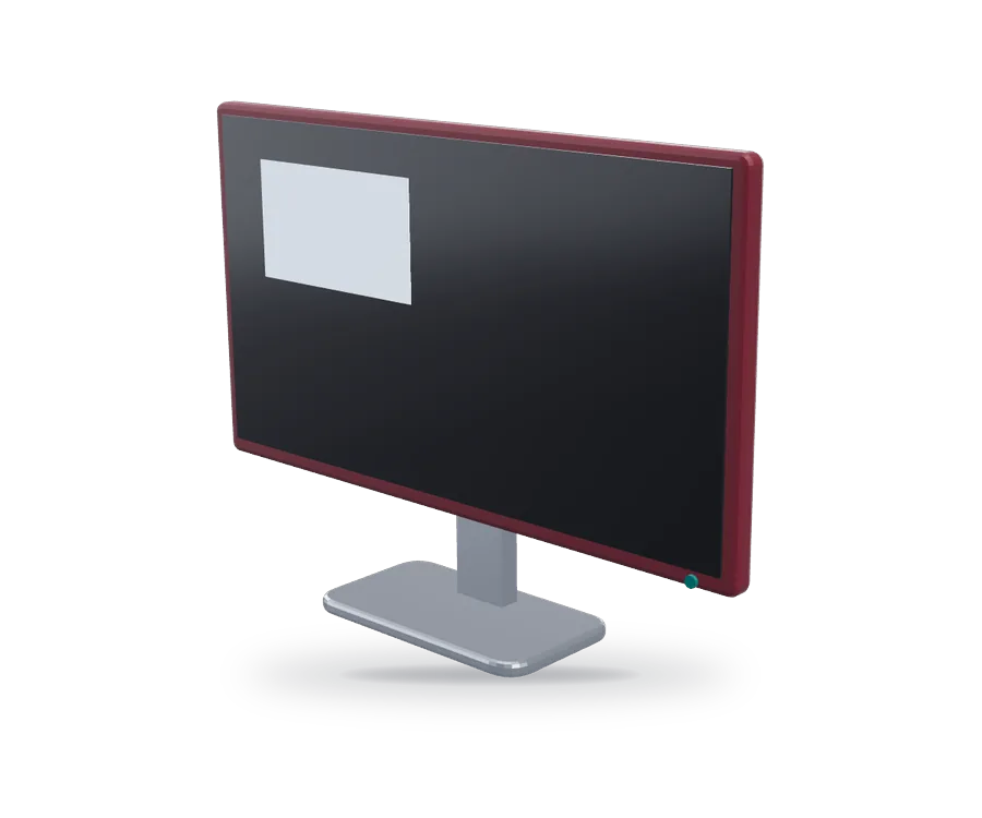 Illustration of monitors (not a photo of this product)