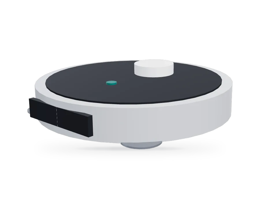 Illustration of robot vacuums (not a photo of this product)