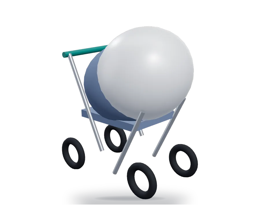 Illustration of strollers (not a photo of this product)